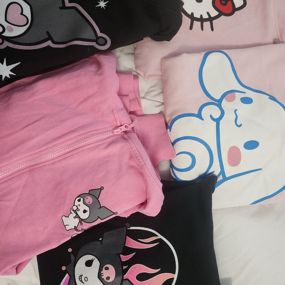 Sanrio Pink and Black Sweatshirts & Hoodies